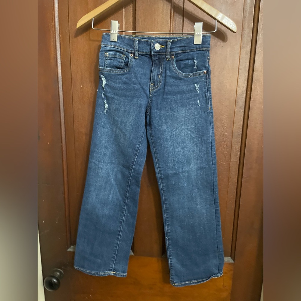 Levi Strauss girls size 7 wide leg jeans